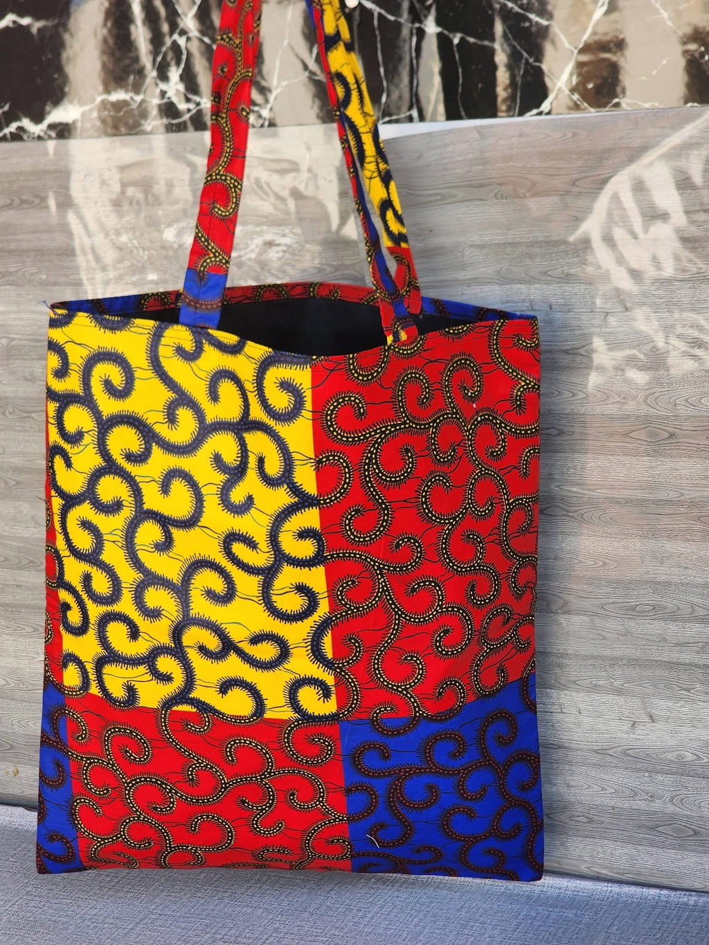 Tote Bag Wax Africain – Collection Chez Lari
