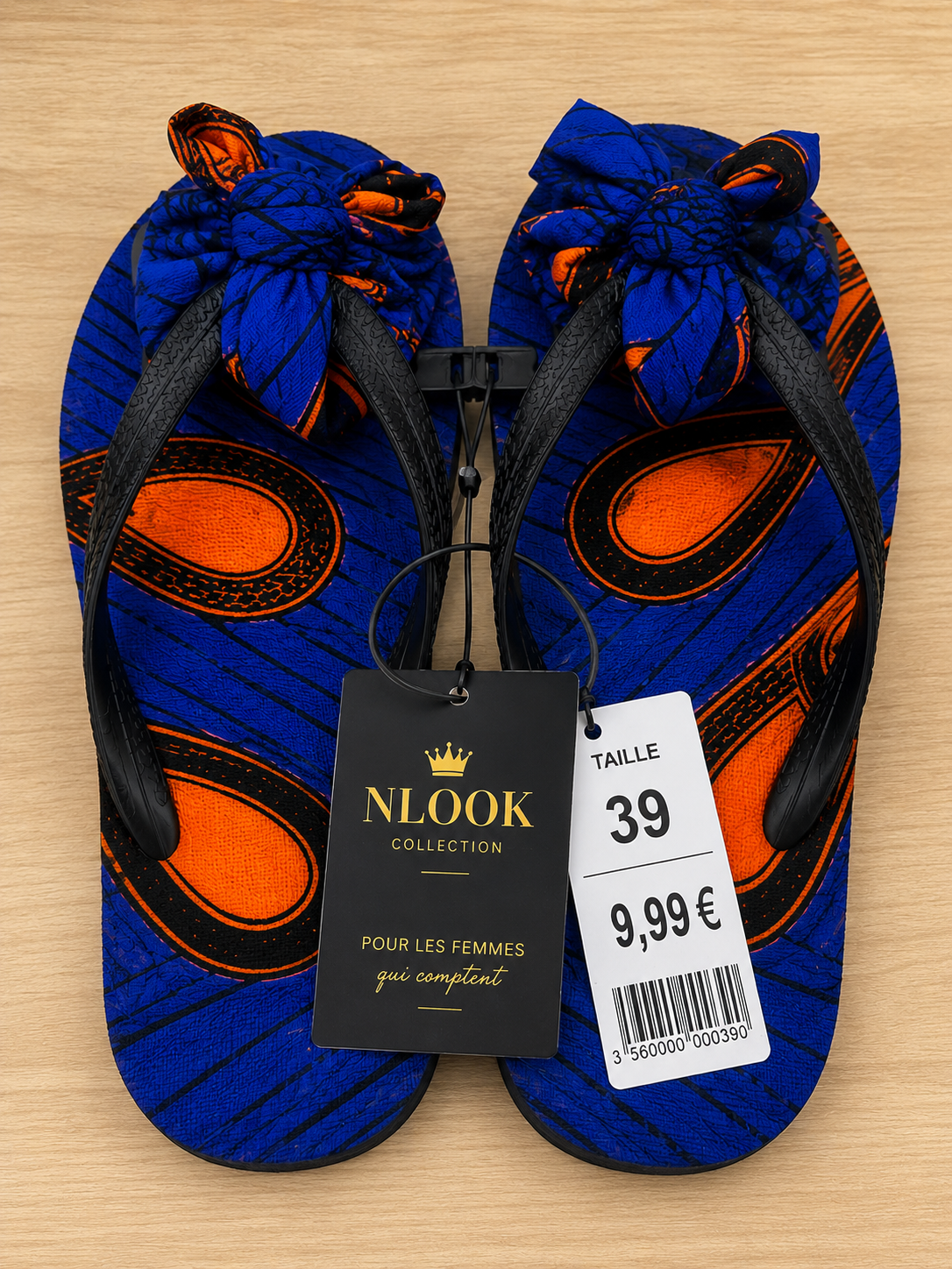 Tongs Wax Africaines – Collection NLOOK